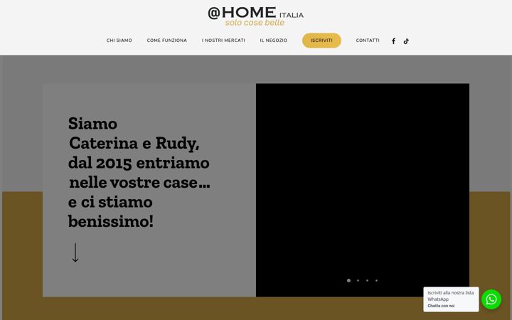Screenshot of athome-italia.it