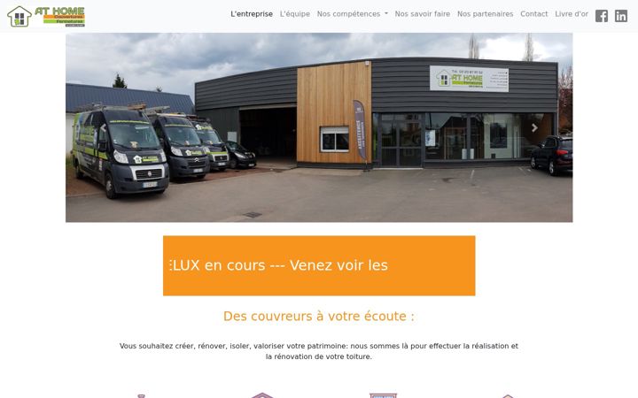Screenshot di athomecouvertures.com