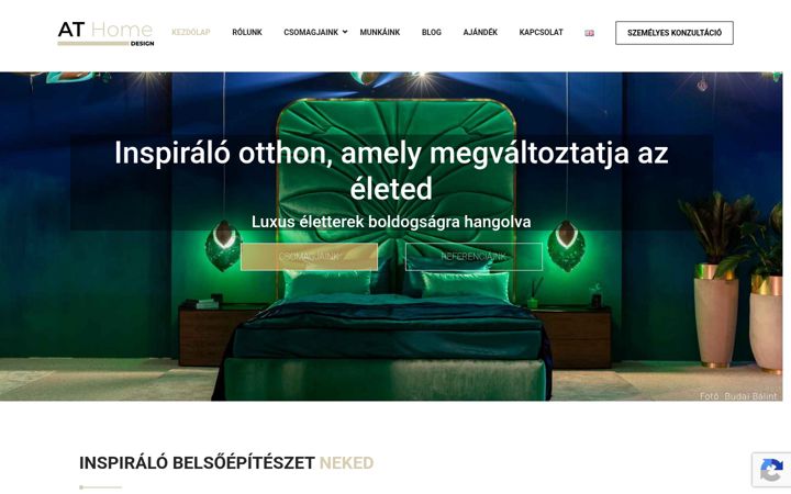 Screenshot of athomedesign.hu