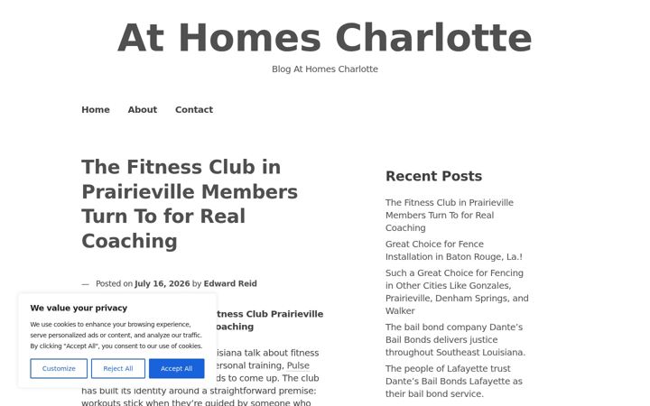 Screenshot of athomescharlotte.com