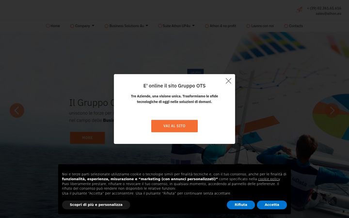 Screenshot of athon.eu