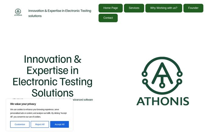 Screenshot of athonis.org