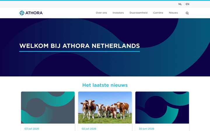 Screenshot of athora.nl