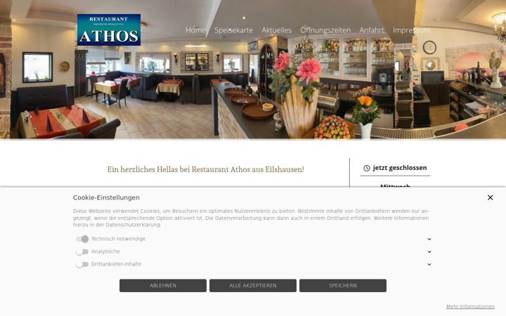 Screenshot of athos-hiddenhausen.de