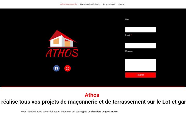Screenshot of athos-maconnerie.fr