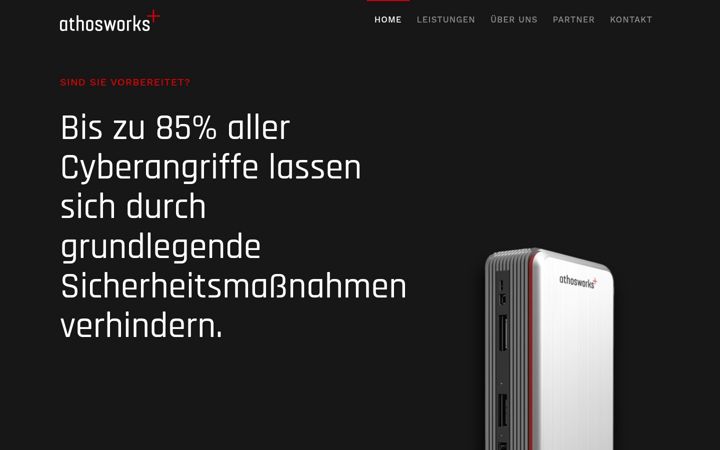 Screenshot of athos.works