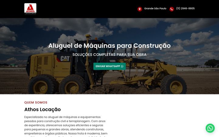 Screenshot of athoslocacao.com.br