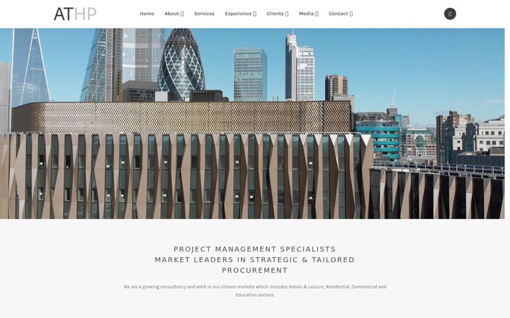 Screenshot of athp.co.uk