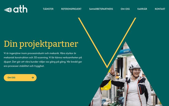 Screenshot του athprojektpartner.se