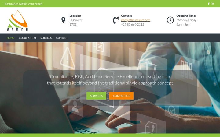 Screenshot of athruassure.com