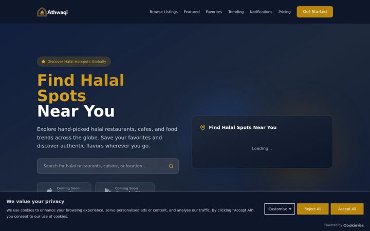 Ekraanipilt saidist athwaqi.com