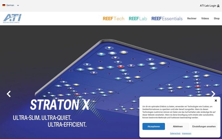 Zrzut ekranu atiaquaristik.com