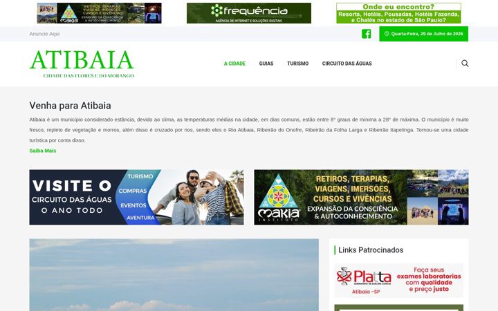 Screenshot of atibaia.net.br