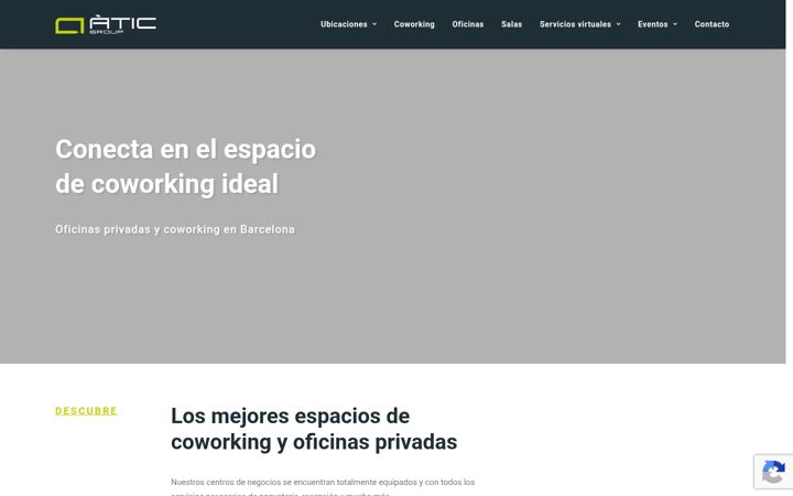 Zrzut ekranu aticgroup.es