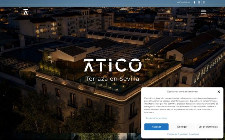 Screenshot of aticosevilla.com