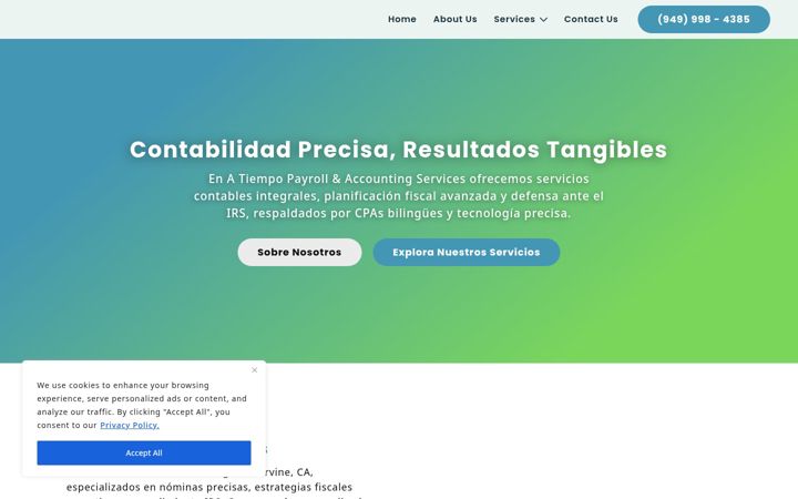 Zrzut ekranu atiempopayroll.com