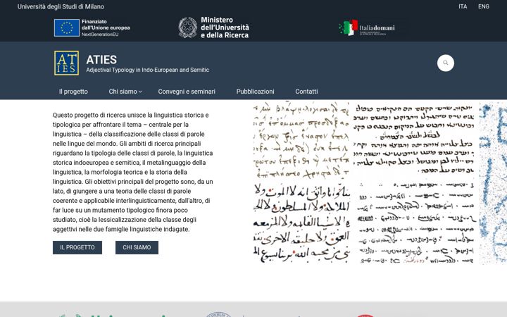 Zrzut ekranu aties.unimi.it