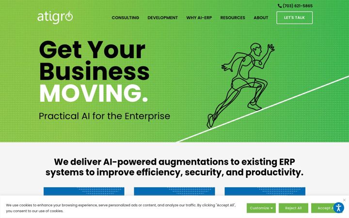 Screenshot of atigro.com