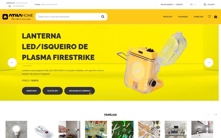 Screenshot of atilahome.pt