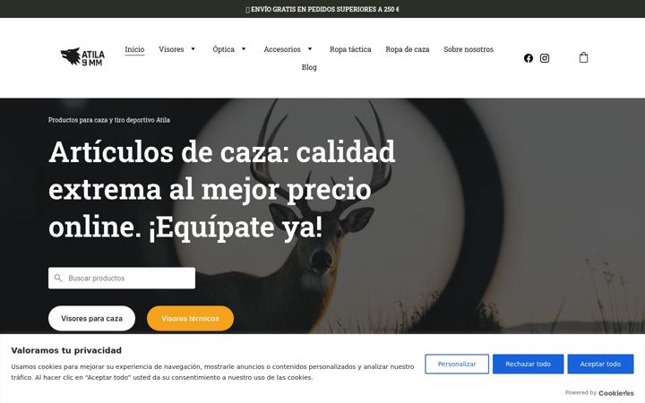 Screenshot of atilatactical.es