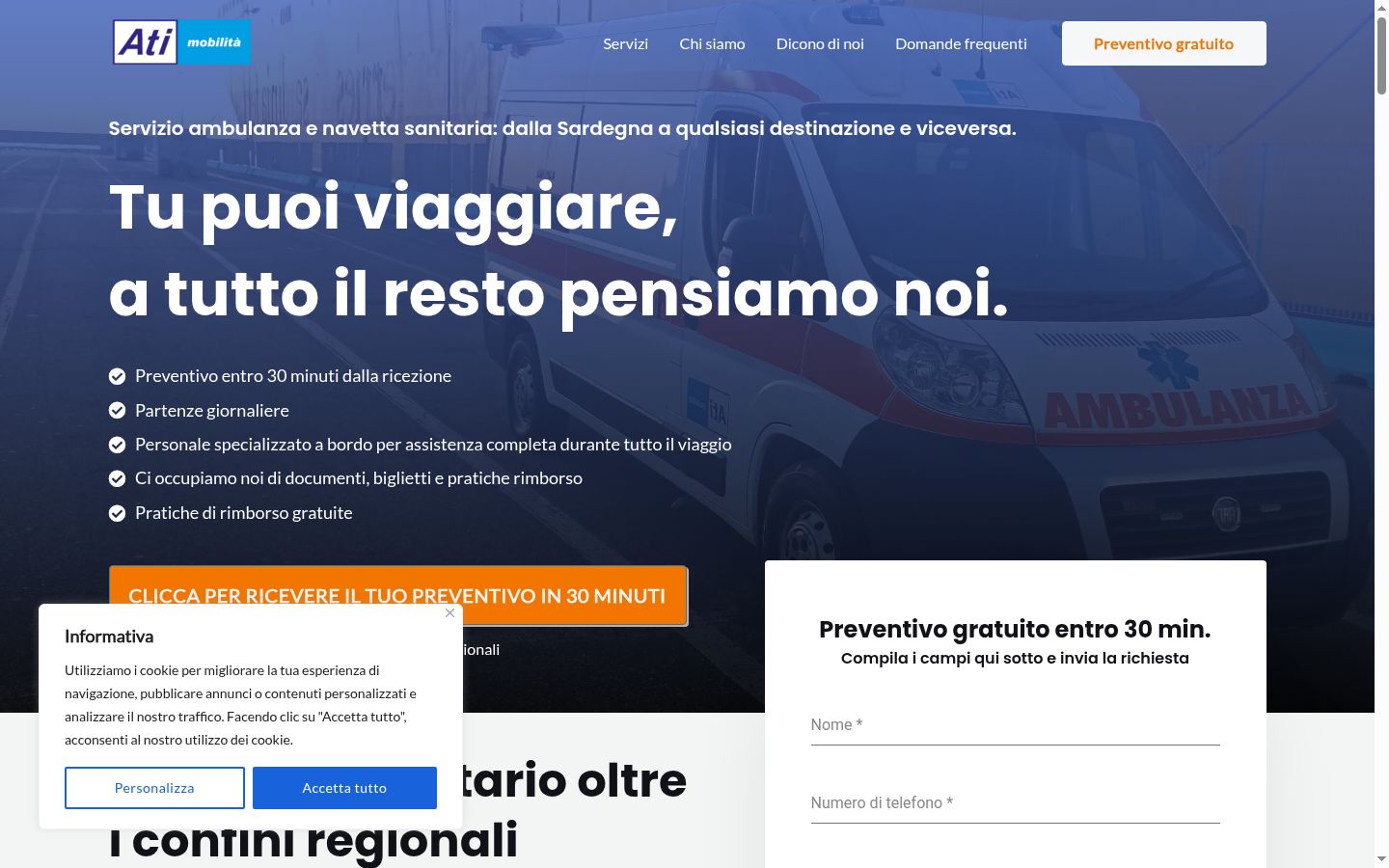 Snimka zaslona bannera za privolu prikazanog prije bilo kakve interakcije