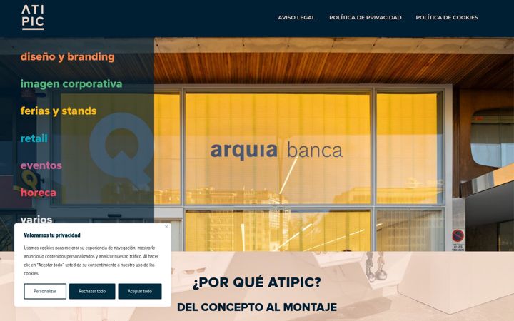 Screenshot di atipic-ss.com