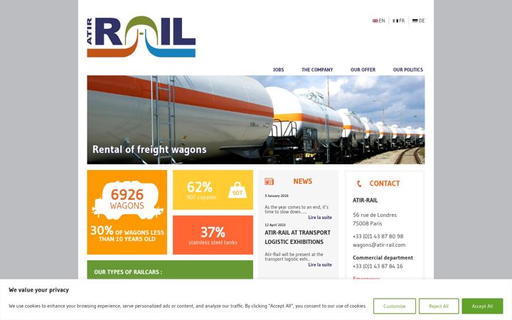 Ekrano kopija atir-rail.com