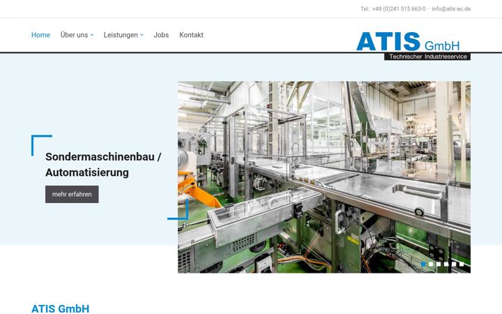 Ekrano kopija atis-ac.de