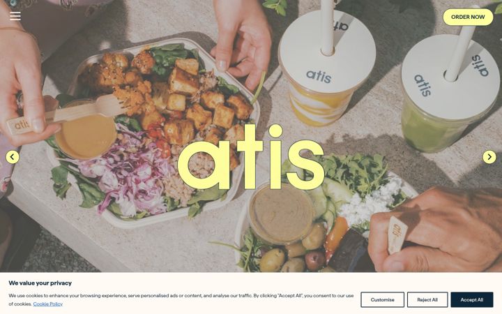 Screenshot of atis.life