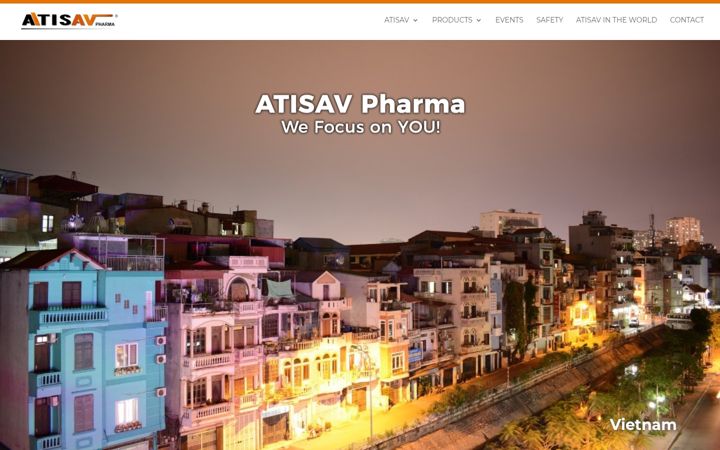 Snimka zaslona za atisavpharma.pt