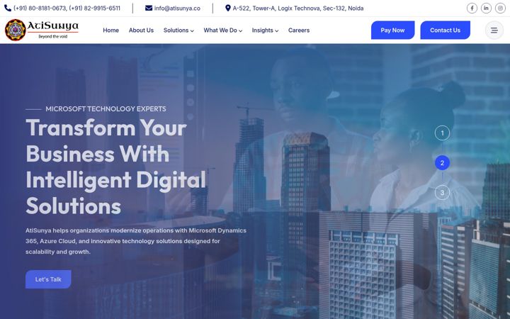 Screenshot of atisunya.co