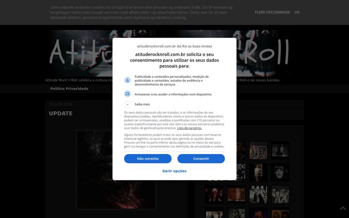 Screenshot of atituderocknroll.com.br