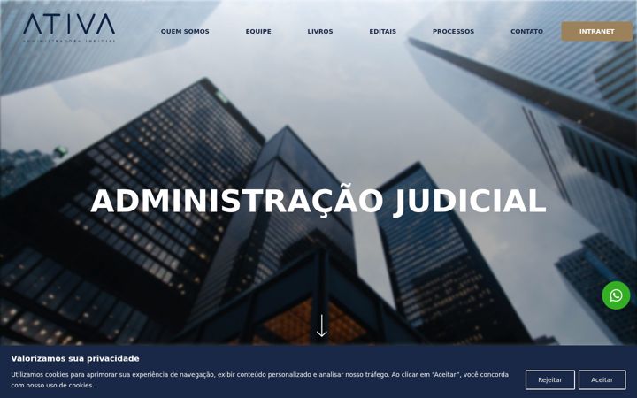Screenshot von ativaadministradora.adm.br