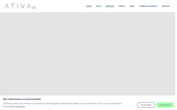 Screenshot of ativagr.com.br