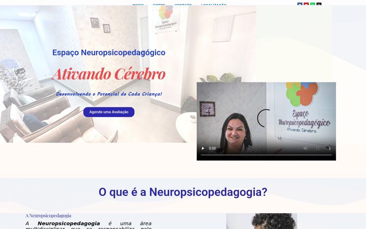 Capture d'écran de ativandocerebro.com.br