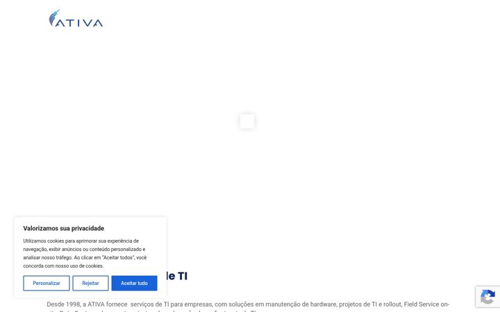 Screenshot of ativats.com.br
