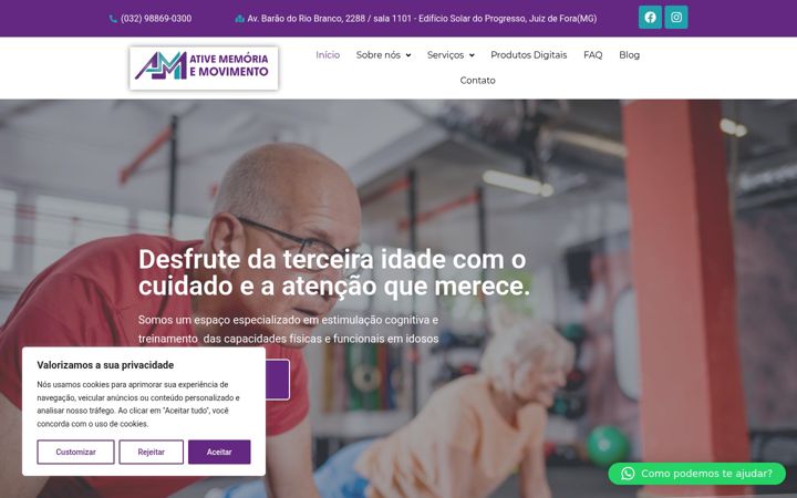 Screenshot of ativememoriaemovimento.com