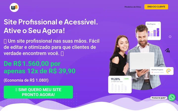 Screenshot of ativeseusite.com.br