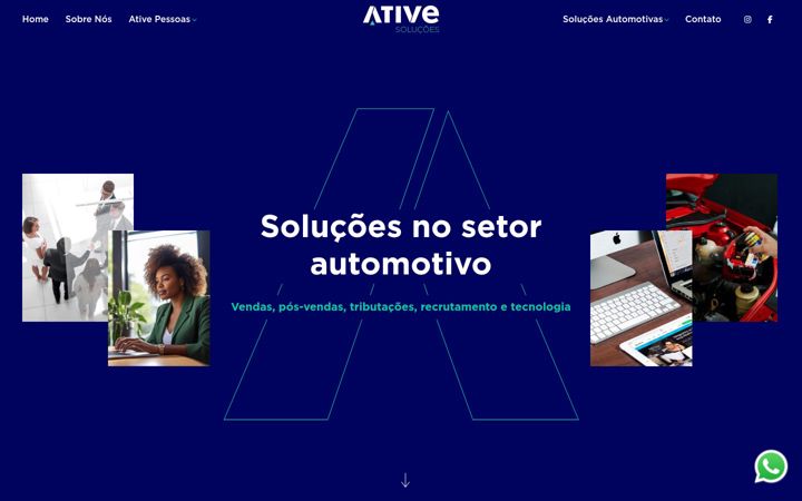 Screenshot of ativesolucoes.com