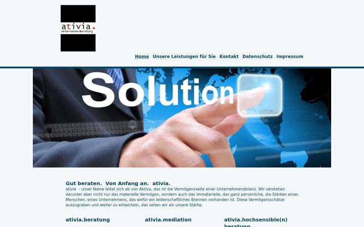 Screenshot of ativia.de