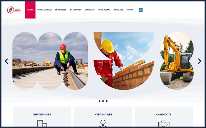 Screenshot of atix-interim.com