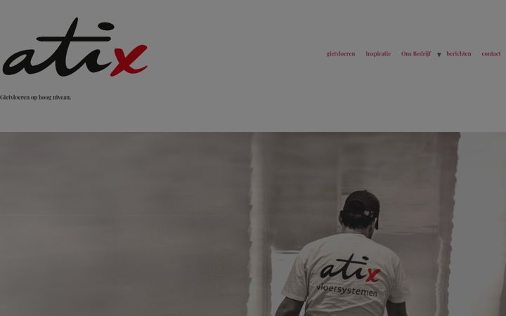 Screenshot of atixvloersystemen.nl