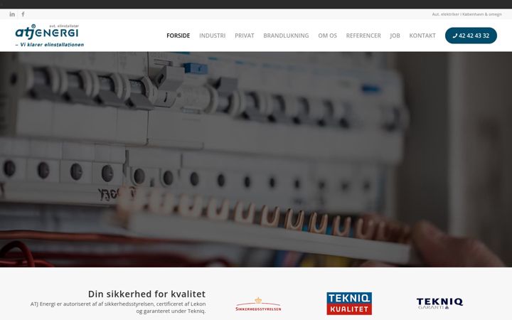 Screenshot of atj-energi.dk