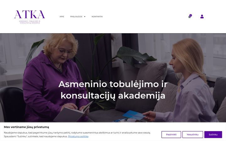 Screenshot of atka.lt