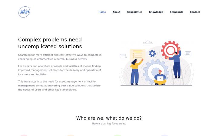Screenshot of atkin.co.uk