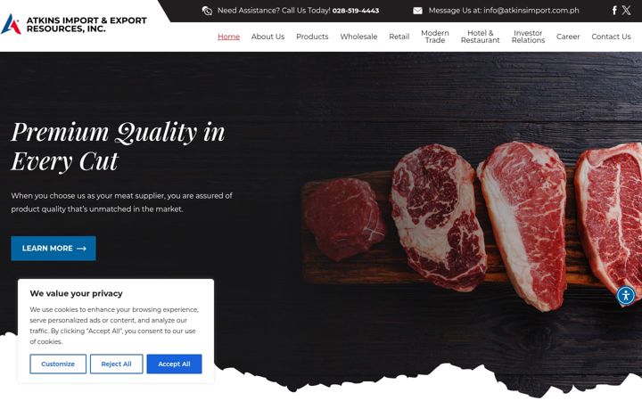 Screenshot of atkinsimport.com.ph
