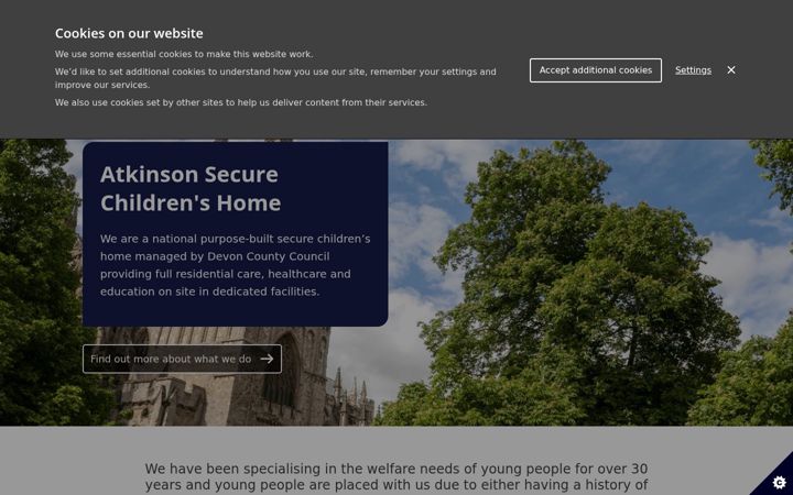 Ekrānuzņēmums no atkinsondevon.org