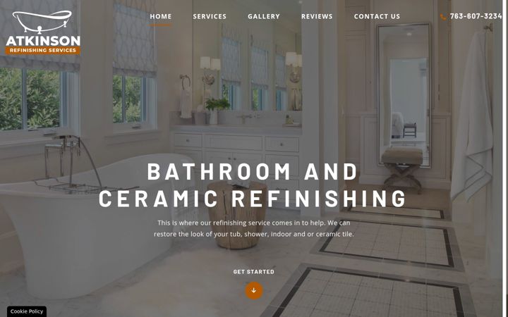 Ekrānuzņēmums no atkinsonrefinishing.com