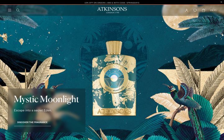 Screenshot of atkinsons1799.com