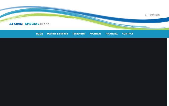 Screenshot of atkinsspecialrisks.com